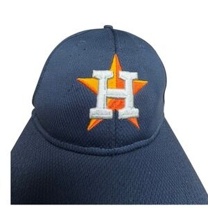Houston Astros Team‎ MLB Navy Blue Adjustable Baseball Cap Hat Embroidered Logo